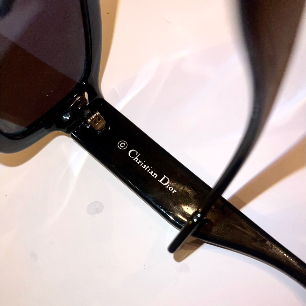 CHRISTIAN DIOR DDior Black & Silver 54 mm Sunglasses - Picture 11 of 11